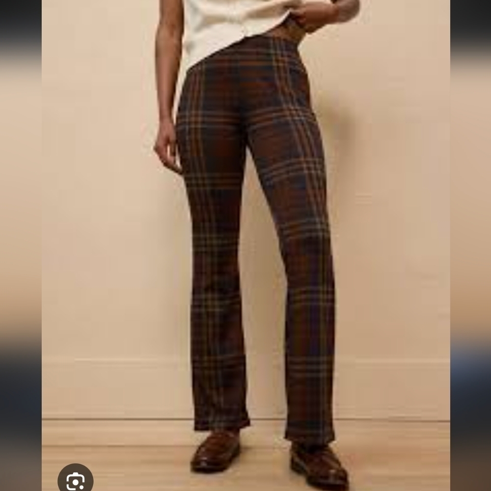 American Eagle Outfitters Brown Boot Cut Flare Pants, Pull On, Xs - Picture 1 of 5
